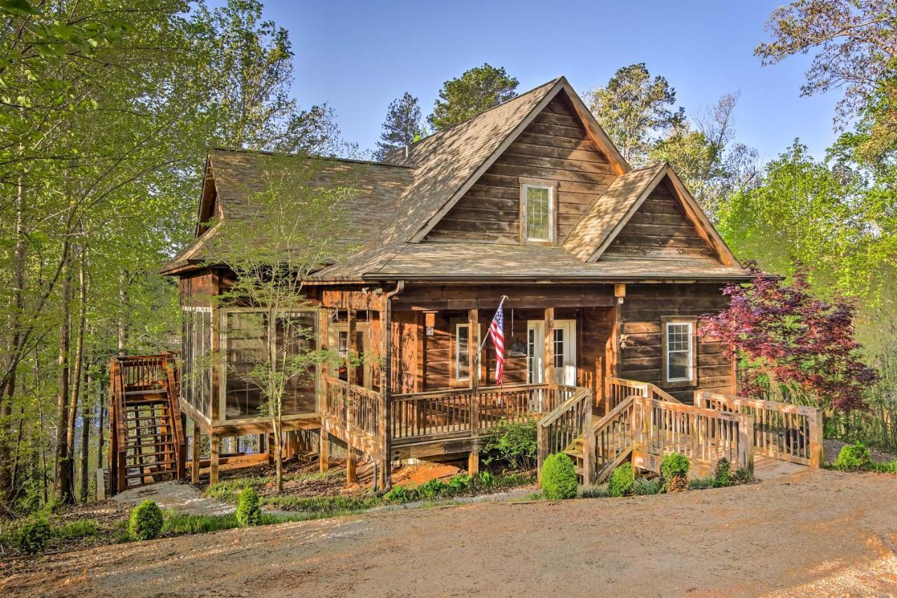 Lakefront South Carolina Abode With Deck And Boat Dock Fair Play Exterior photo